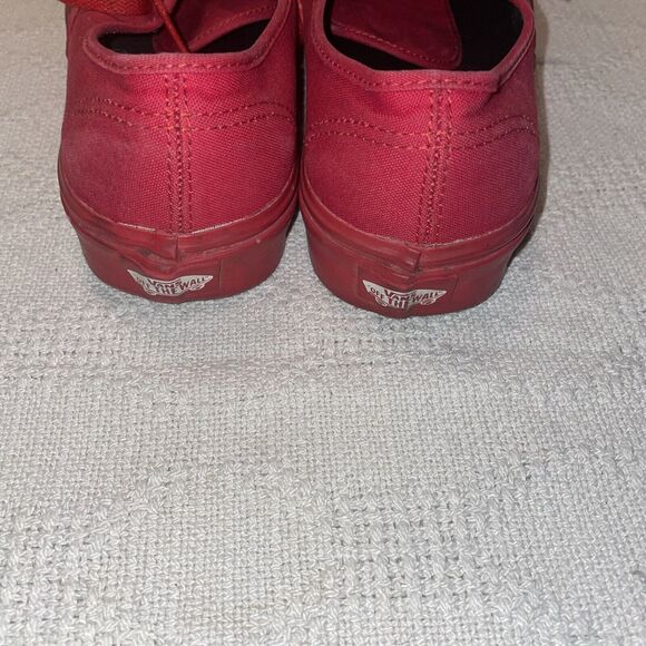 Vans Women’s Skateboard Shoes Size 8.5 M Red Athleisure Outdoors Casual - Picture 10 of 12